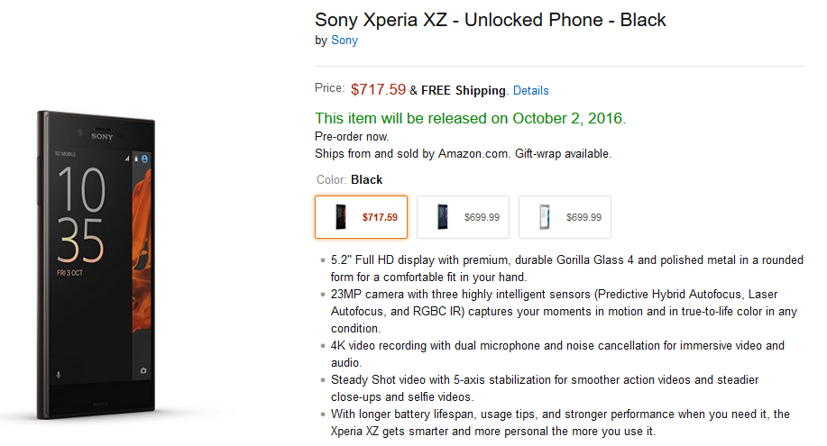 xperia-xz-pre-order-usa