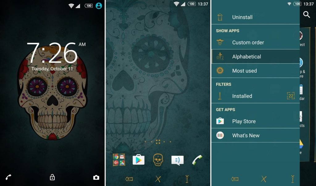 dia-de-muertos-premium-xperia-theme