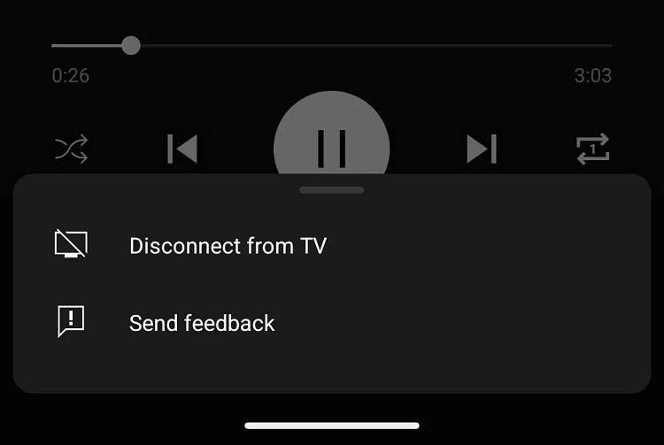 disconnect button