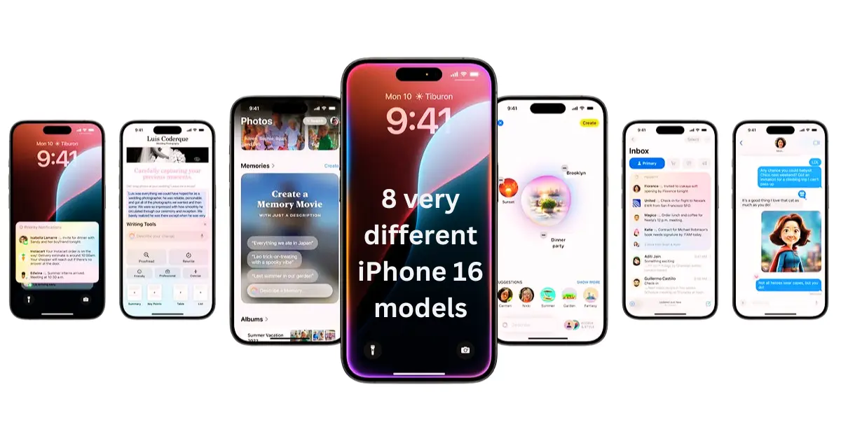 8 very different iPhone 16 models