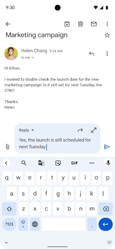 Google Introduces Enhanced Quick Reply Feature for Gmail on Android Google Introduces Enhanced Quick Reply Feature for Gmail on Android