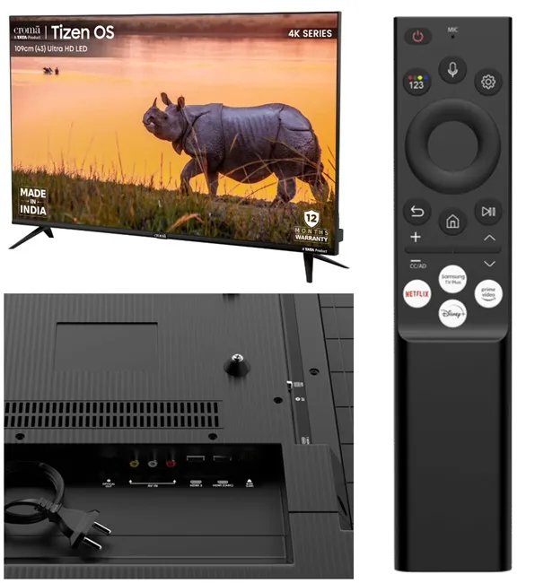Veira-x-Croma-Tizen-OS-TV-43-inc Croma Tizen OS TVs by Veira | 4K Smart TV
