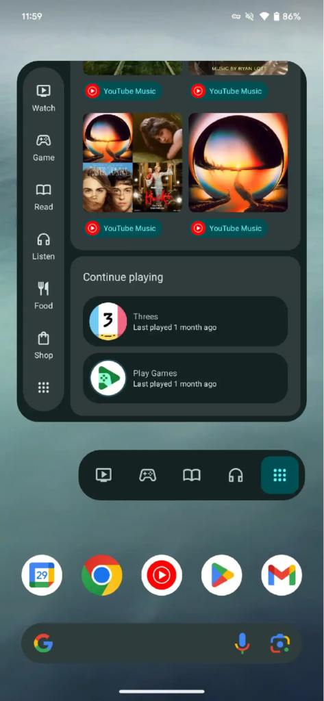 google play widget 2